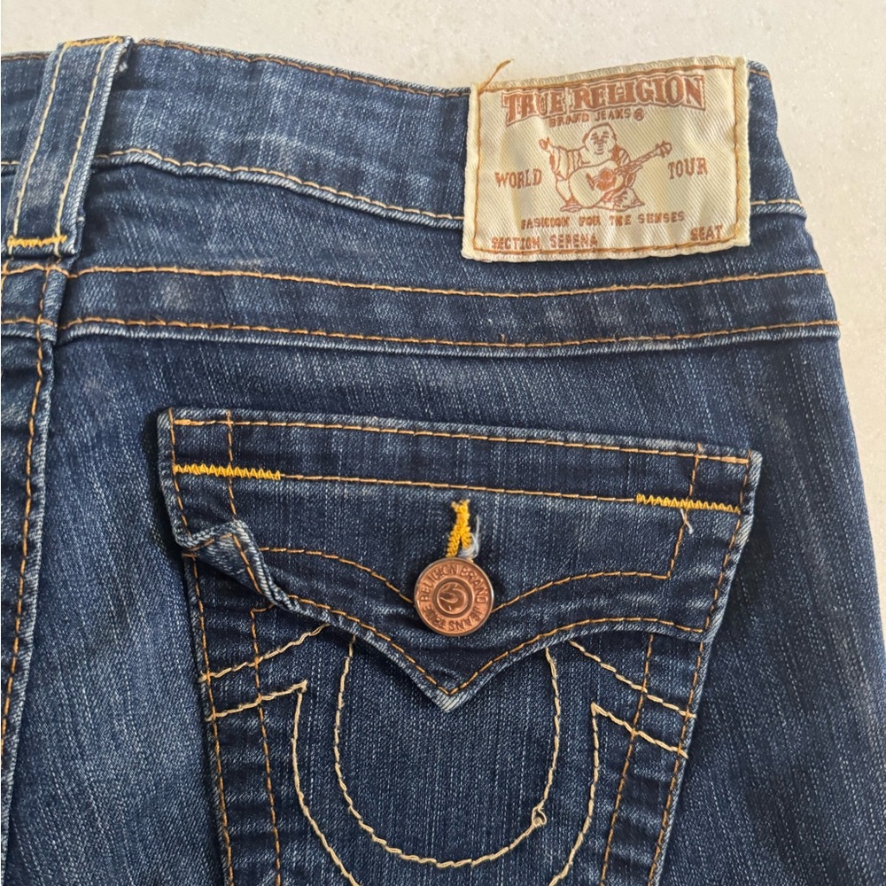 True Religion Jeans, skinny leg, low waist. Section Serena style. Size 27.
